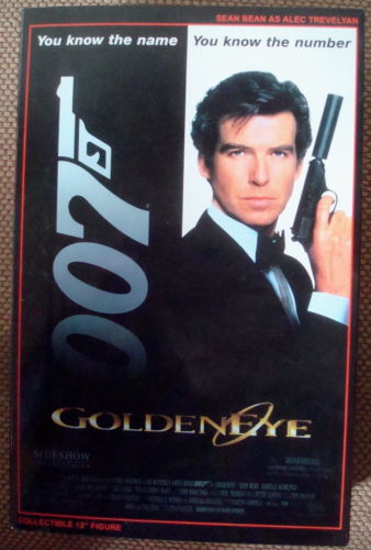 SIDESHOW JAMES BOND 007-SEAN BEAN ALEC TREVELYAN GOLDENEYE~ 12"